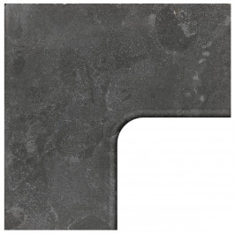 Natuursteen zwembadboord | 60x60 cm | Beijing Bluestone - Hoek blauwe steen, natuursteen terrastegels, blauw, zwembadhoek, afgeronde hoek